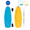 Pelican Sport Kayaks, SUP, Boats And Sleds Combo - 2 Solo Kids Kayaks With Paddles - Yellow/Blue