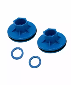 Pelicansport Pedal Boat Wheel Bushings In Azure Blue - Pack Of 2